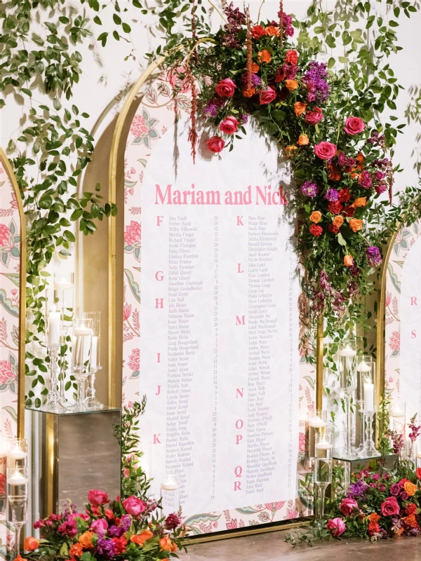 A Glam Wedding for Mariam and Nick