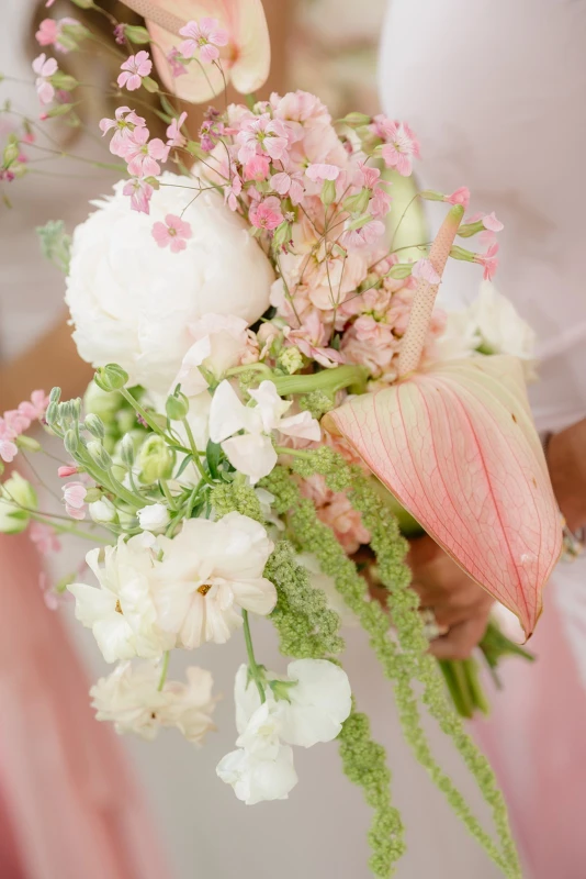 A Green and Pink Mountain Wedding Tied Up in Bows