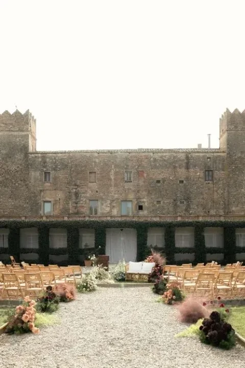 A Castle Wedding for Mer and Joan
