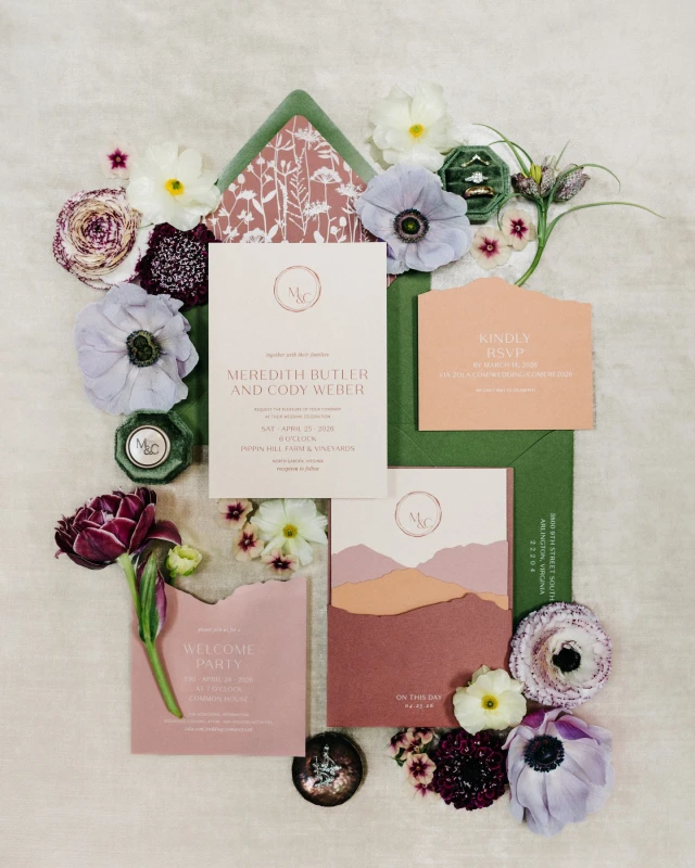 A Vineyard Wedding That Put a Spin on Secret Garden