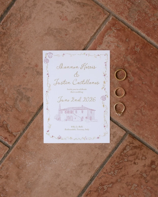 A Tuscan Wedding Where the Décor Was Ripe for the Picking