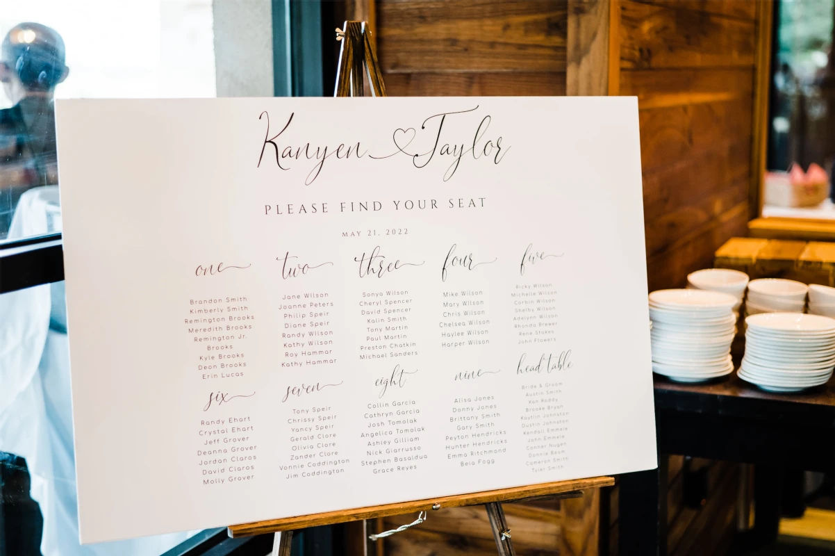 A Classic Wedding for Taylor and Kanyen 